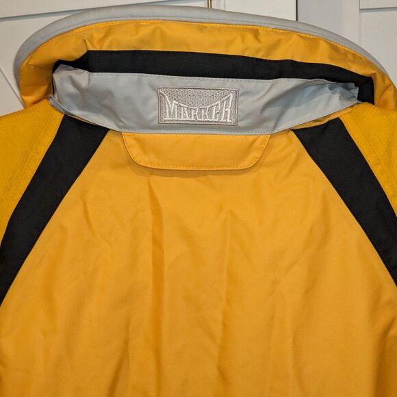 Women's Marker Insulated Snow Coat Size 14 Full Zip Cord Locks Yellow Ski Jacket - Picture 8 of 8